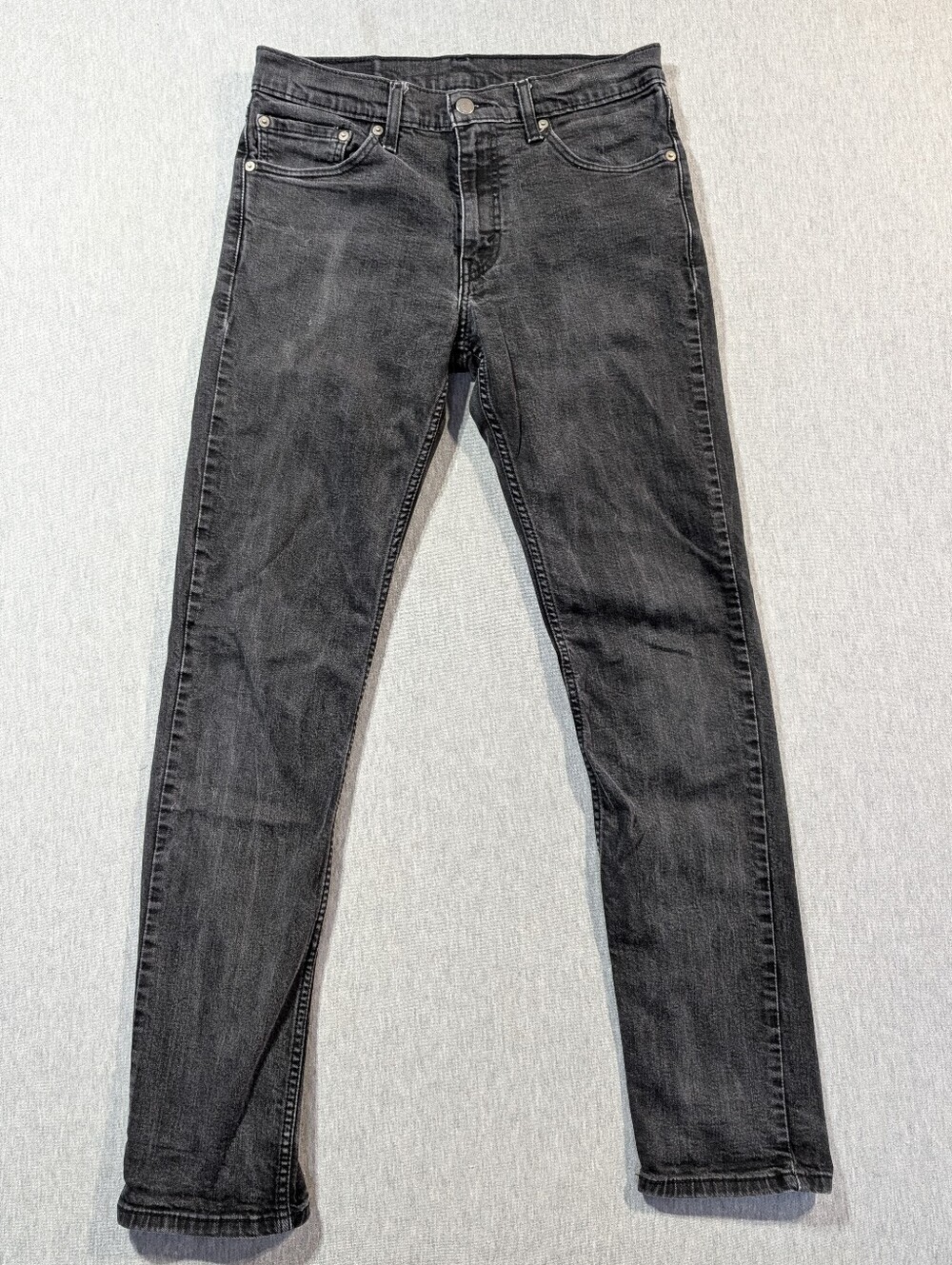 Levi's 511 Slim Fit Jeans Men's 32 X 34 Faded Black Tapered Leg